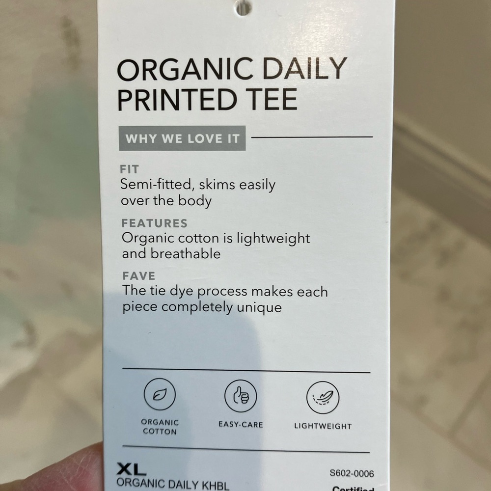 Athleta Women's Tie-Dye Top - Blue and Gray - Picture 3 of 4